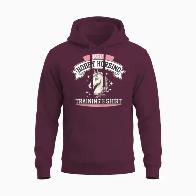 Hobby Horsing Trainings Hobby Horse Hobby Horsing Training Unisex Hoodie - Maroon