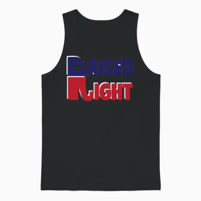 Raised Right Unisex Tank Top - Black