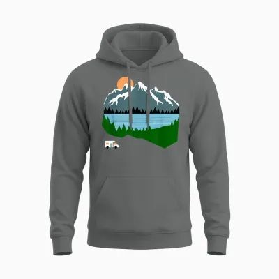 Camper Unisex Hoodie - Graphite Heather