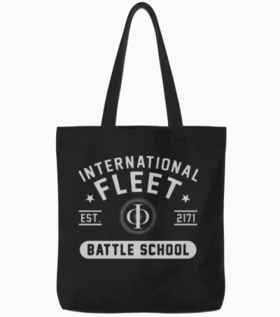 International Fleet Ender S Game Battle School Tote Bags - Black