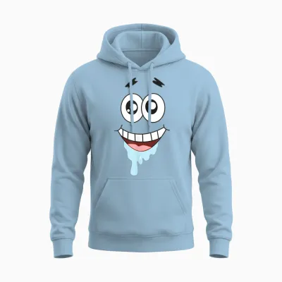 Mademark X Spongebob Squarepants - Patrick Star - Droolin' Unisex Hoodie - Light Blue