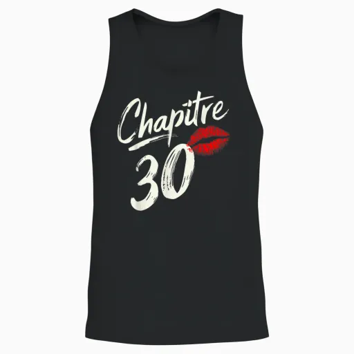 30th Birthday Gift Woman 30th Birthday T-Shirt, Black, S Unisex Tank Top - Black