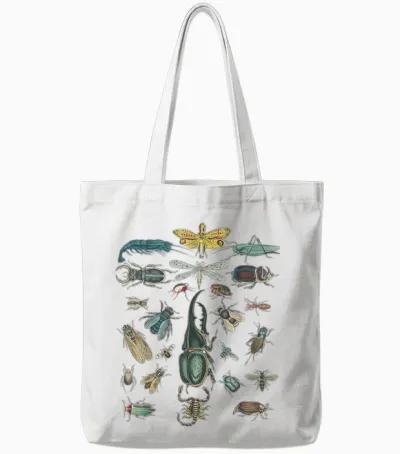 Entomologist Entomology Insects Vintage Tote Bags - White