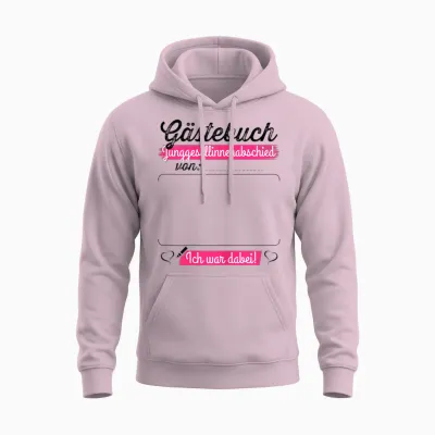 Jga T-Shirt Frauen Poltern Braut Junggesellenabschied Frauen Unisex Hoodie - Light Pink