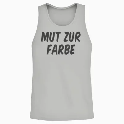 Mut Zur Farbe Unisex Tank Top - Ash