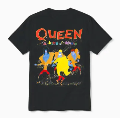 Queen Official Art of Magic T-Shirt, Black, S Unisex T-Shirt - Black