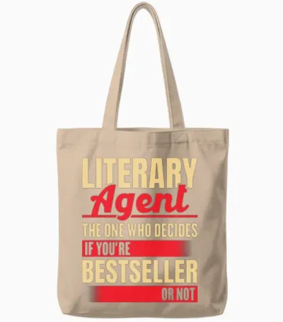 Literary Agent Funny Quote Tote Bags - Natural