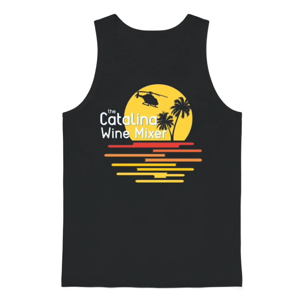 Catalina Wine Mixer โ & Beer Gift Unisex Tank Top - Black