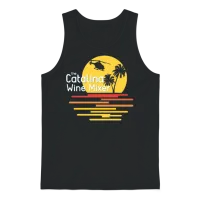 Catalina Wine Mixer — & Beer Gift Unisex Tank Top - Black – 1