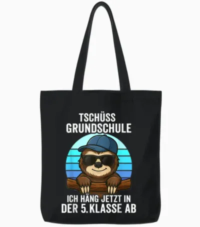 Tschüss Grundschule Abgänger Grundschule Abschluss 2026 Tote Bags - Black