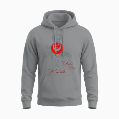 Uechi Ryu Karate Elements Unisex Hoodie - Sport Grey