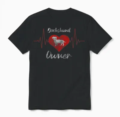 Dog Paw Dog Lovers Dog School Unisex T-Shirt - Black