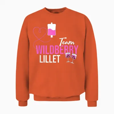 Team Wildberry Lillet Früchte Cocktail Sommer Alkohol Unisex Sweatshirt - Orange