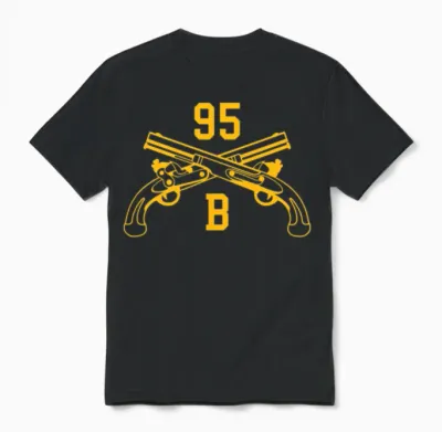 95b Military Police Officer Crossed Pistols T Shir Unisex T-Shirt - Black
