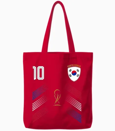 Drapeau Corée Du Sud Corée Du Sud Pride Lovers Retro Tote Bags - Red