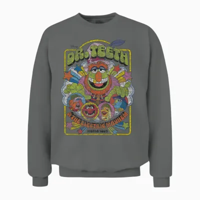 The Muppets - Dr Teeth Unisex Sweatshirt - Graphite Heather