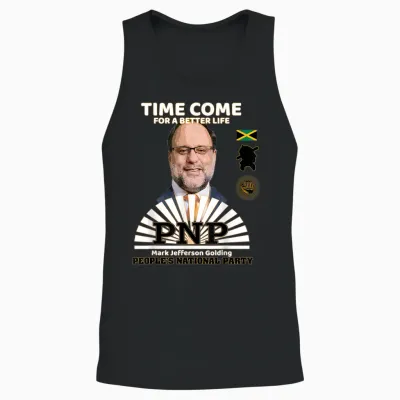 Mark Golding Jamaica's People's National Party Pnp Supporter Unisex Tank Top - Black