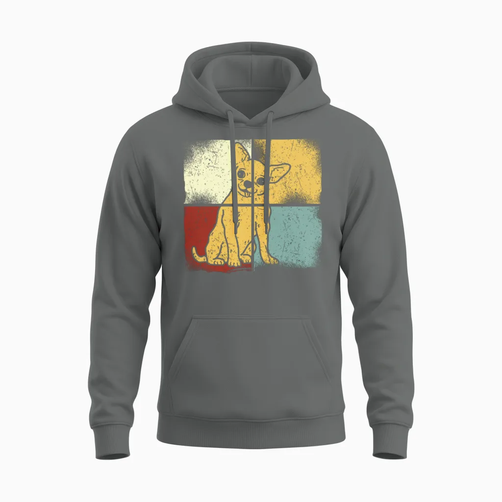 Chihuahua Chihuahueño Retro Unisex Hoodie - Graphite Heather