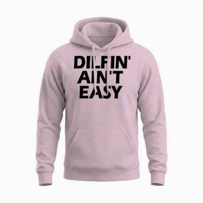 Dilfin' Aint Easy Hot Dad Dilf Men's Dilfin' Unisex Hoodie - Light Pink
