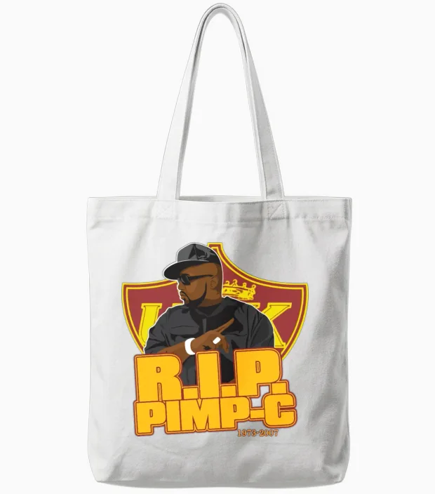 R.i.p. Pimp-C Ugk Tote Bags in White