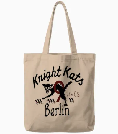 Knight Kats Berlin Tote Bags - Natural