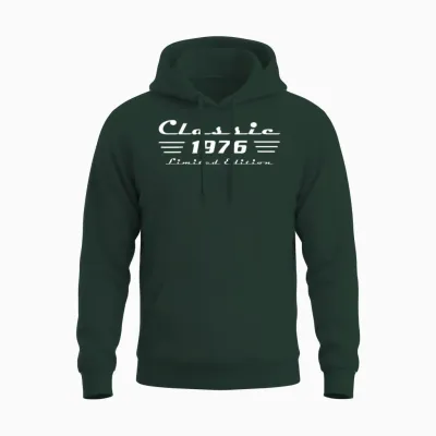 1976 Birthday Man 50th Decoration Funny 50s 50th Birthday Unisex Hoodie - Forest