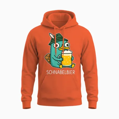 Schnabel Beer Measure X Delicious Beer Wiesn Bayern Oktoberfest Unisex Hoodie - Orange