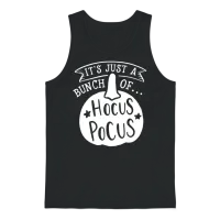 Halloween Pumpkin Funny Saying Unisex Tank Top - Black – 1