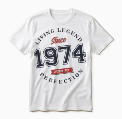 Living Legend 1974 Perfection Unisex T-Shirt - White