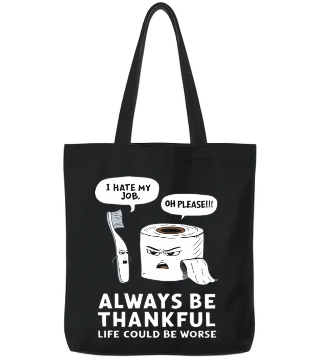 Toilets Humor Toilet Joke for a Toilet Joke Tote Bags - Black
