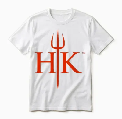 Official Red Hell's Kitchen Logo Unisex T-Shirt - White