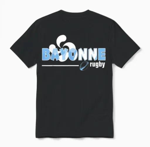 Rugby Bayonne Basque Country Supporter Man Woman Child T-Shirt, Black, S Unisex T-Shirt - Black