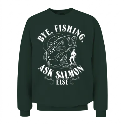 Funny Fishing Unisex Sweatshirt - Forest