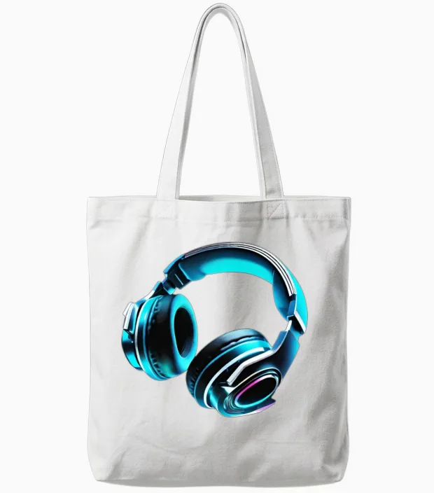 Music Adrenaline Boost - Lovers Tote Bags in White