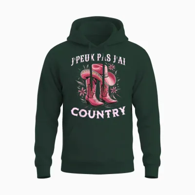 Women's Country Humour Dance Country Western Unisex Hoodie - Forest