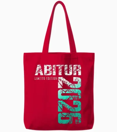 Abitur 2026 Geschafft Limited Edition Tote Bags - Red