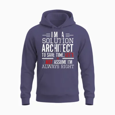 Life of an Architect I'm a Solution Architect Unisex Hoodie - Heather Sport Dark Navy