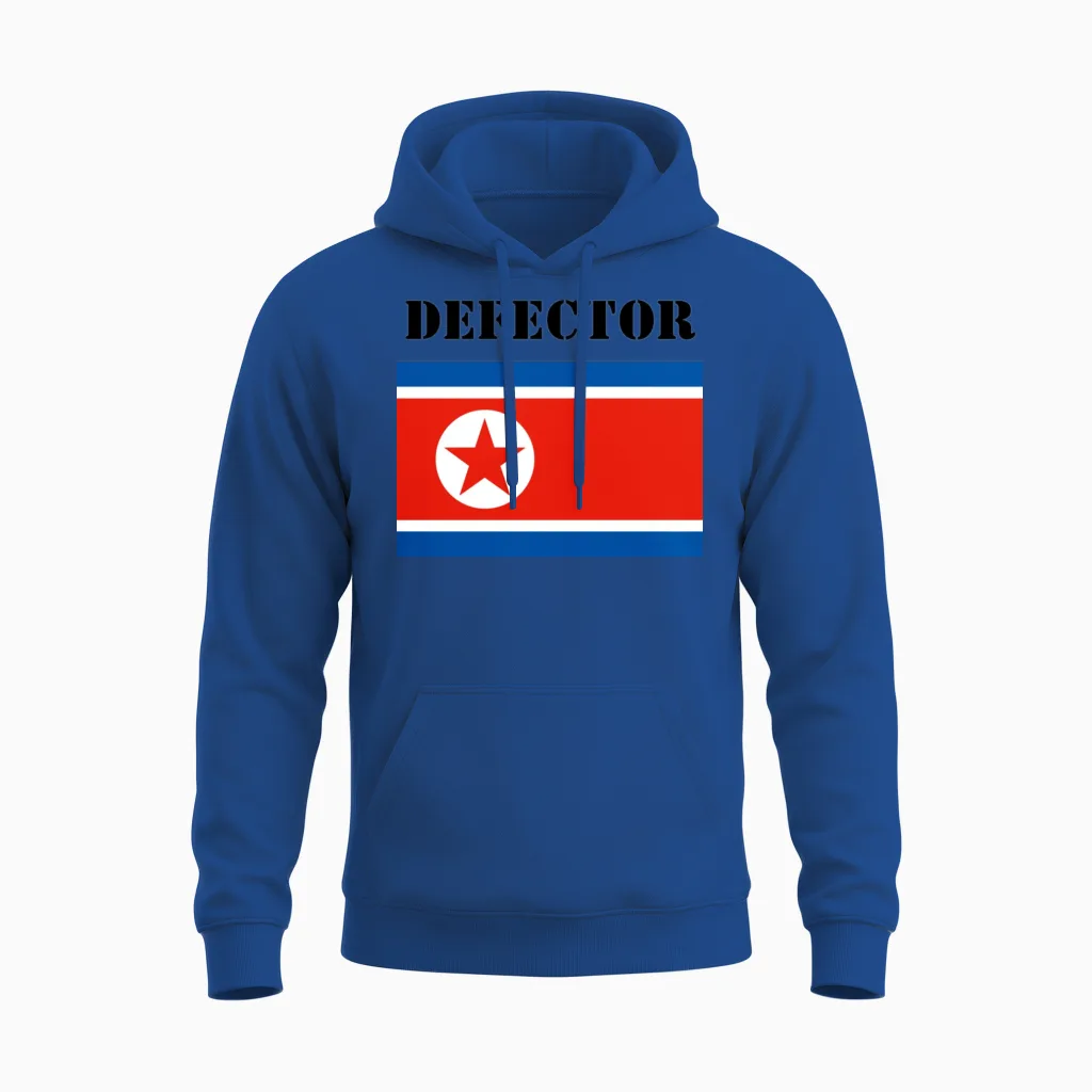 North Korea: Defector Unisex Hoodie in Royal