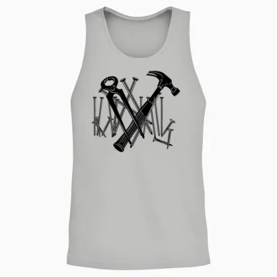 Carpenter Tools and Nails Unisex Tank Top - Ash