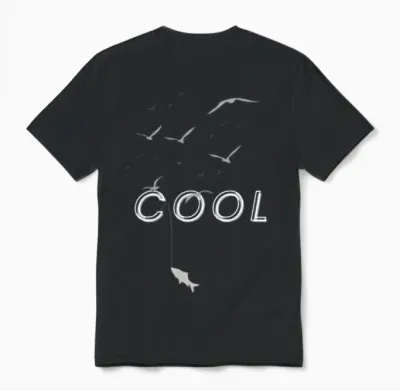 Bold Black Statement Tee – Minimalist Urban Style Unisex T-Shirt - Black