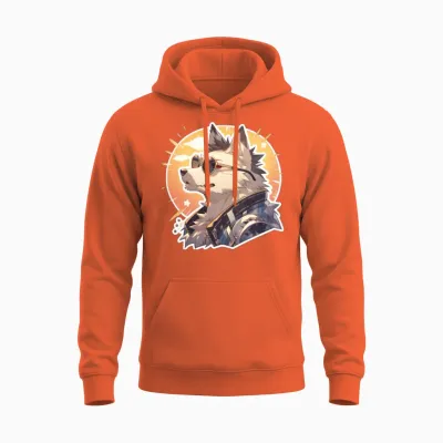 Dogs Pet Dog Owner Dog Lover Animal Unisex Hoodie - Orange