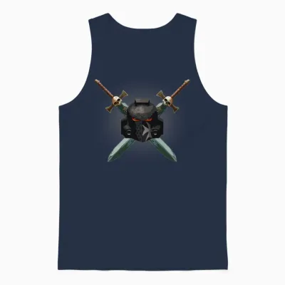 Black Templars Unisex Tank Top - Navy