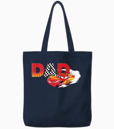 Disney & Pixar's Cars Dad Birthday Gift Father's Day Tote Bags - Navy