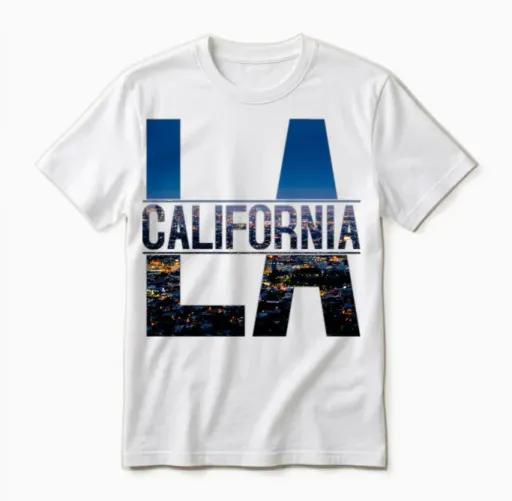 La California Unisex T-Shirt in White