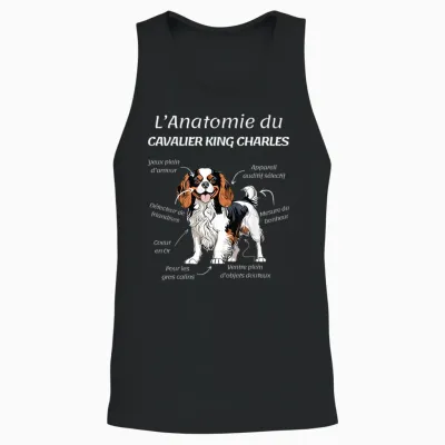 Cavalier King Charles Humour Women's Cavalier King Charles T-Shirt, Black, S Unisex Tank Top - Black