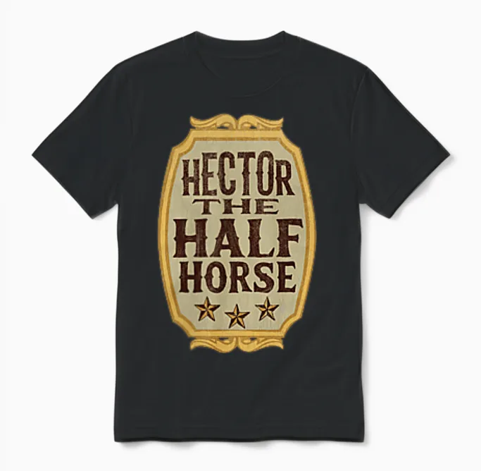 Hunt: Showdown 1896 Hector the Half Horse Unisex T-Shirt in Black
