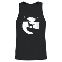 Dogfather Dog Daddy Dog Mom Dog Lover Beagle Dog Unisex Tank Top - Black – 2
