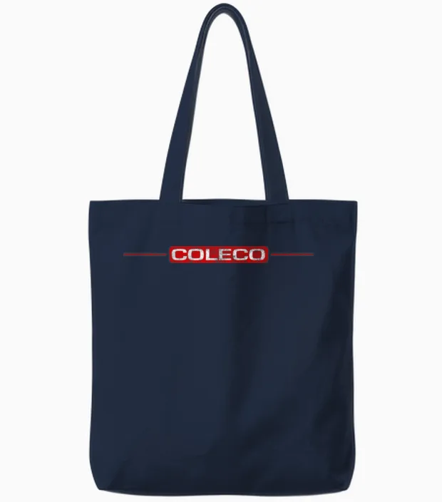 Coleco Vision Retro Design Tote Bags - Navy