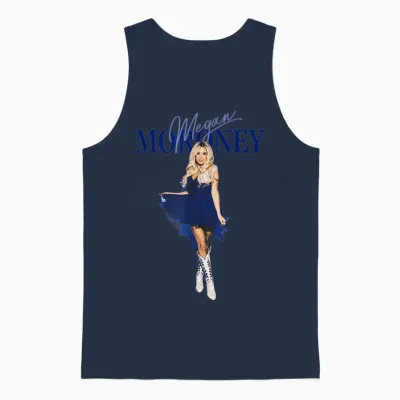 Megan Moroney Am I Okay Dress Unisex Tank Top - Navy