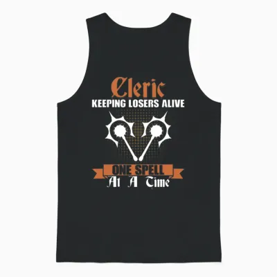 Funny Larp Unisex Tank Top - Black